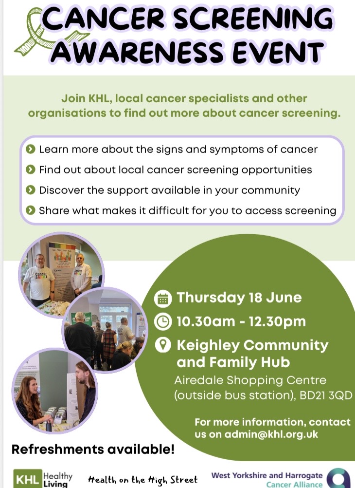 Cancer screening event