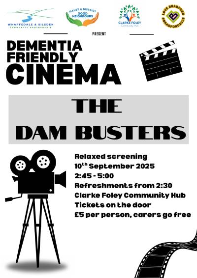 Dementia friendly cinema at The Clarke Foley Centre